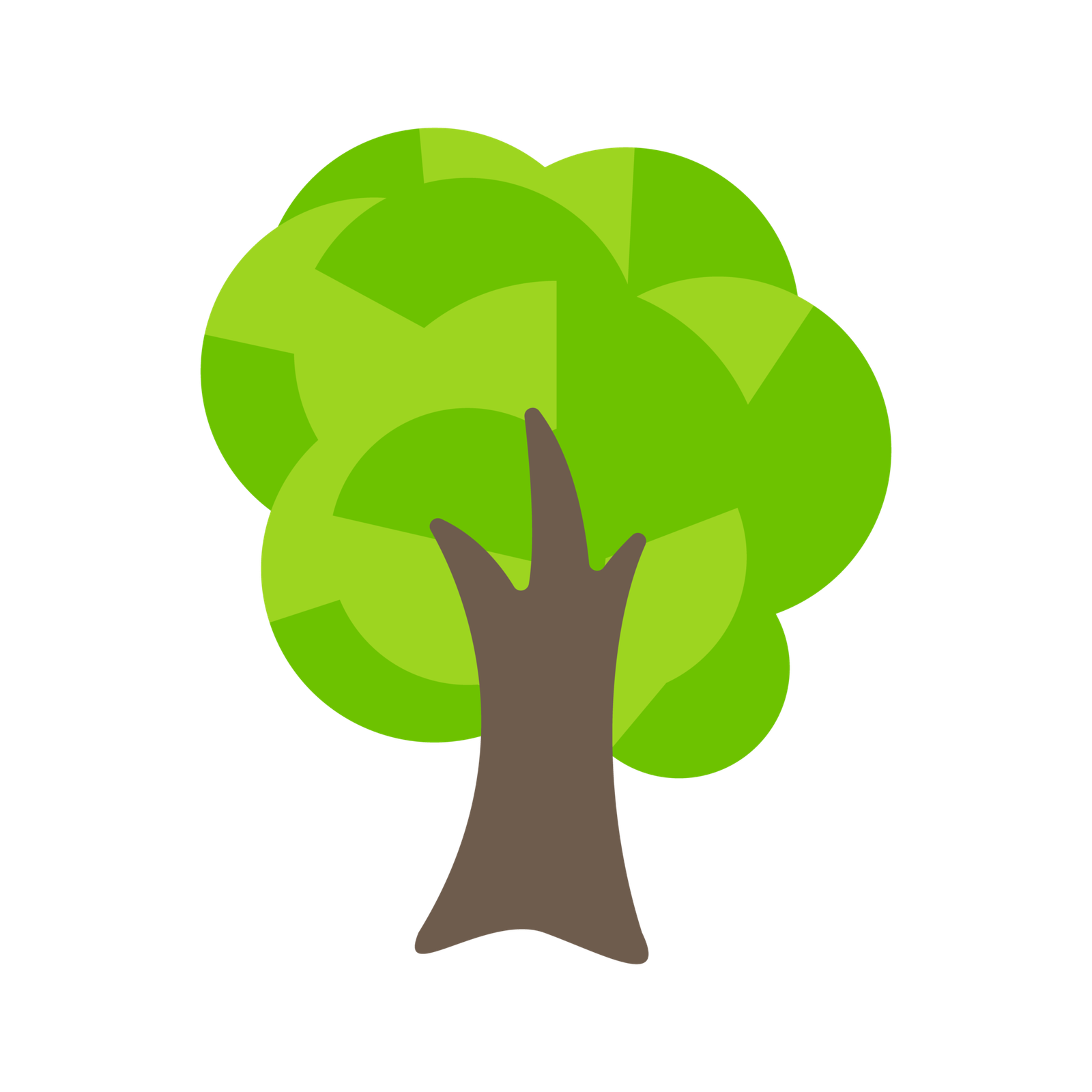 شركة تنظيف كنب tree icon simple flat green tree design economical paper usage ideas to reduce cutting down trees png.png